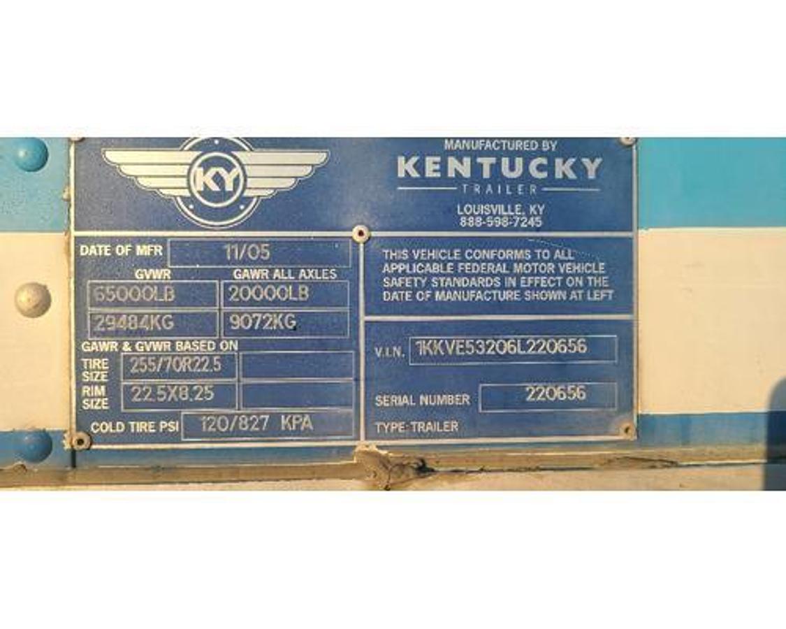Used 2006 Kentucky Mfg Co, Inc. MOVER BOX