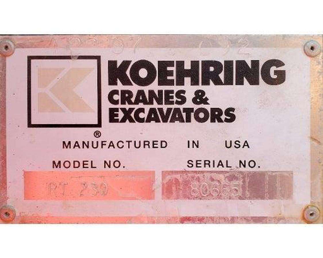Used 1995 LORAIN RT230