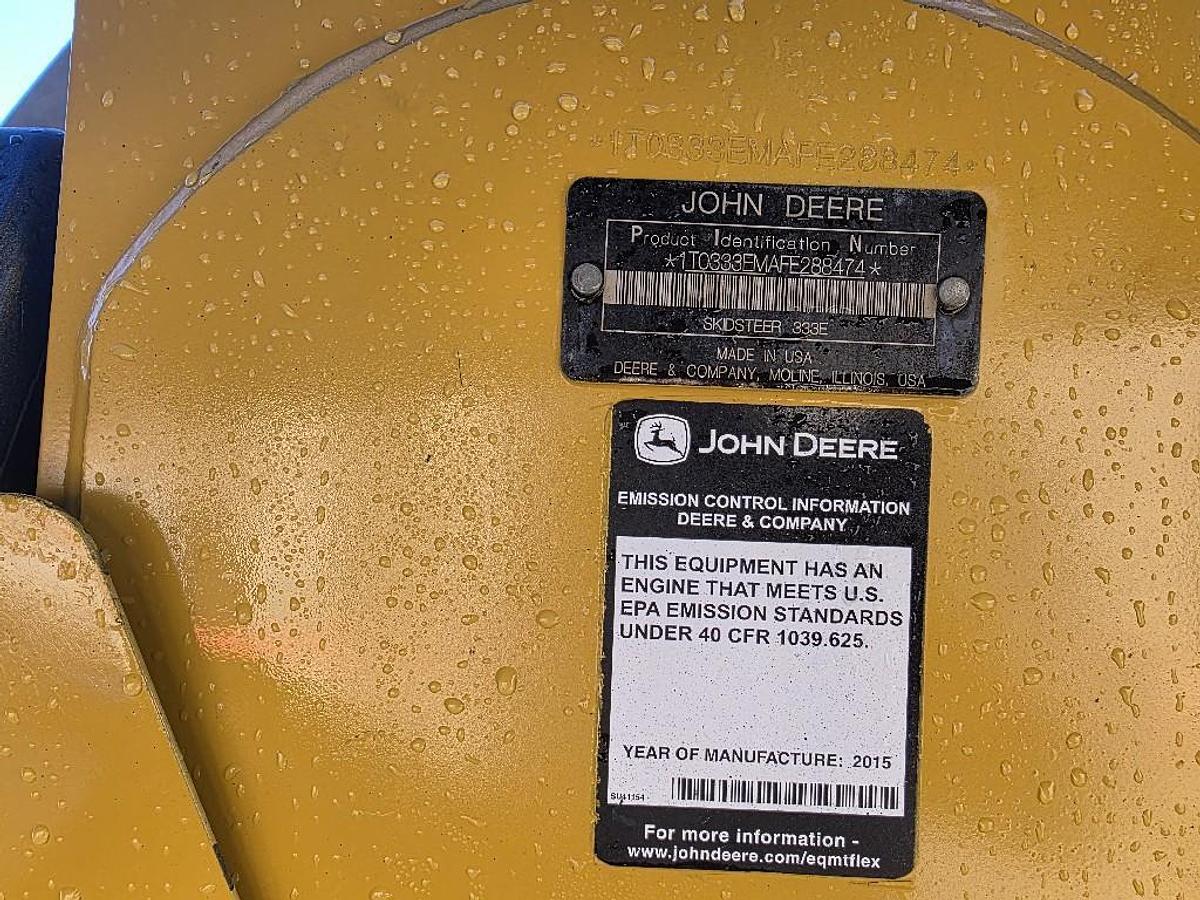 Used 2015 John Deere 333E