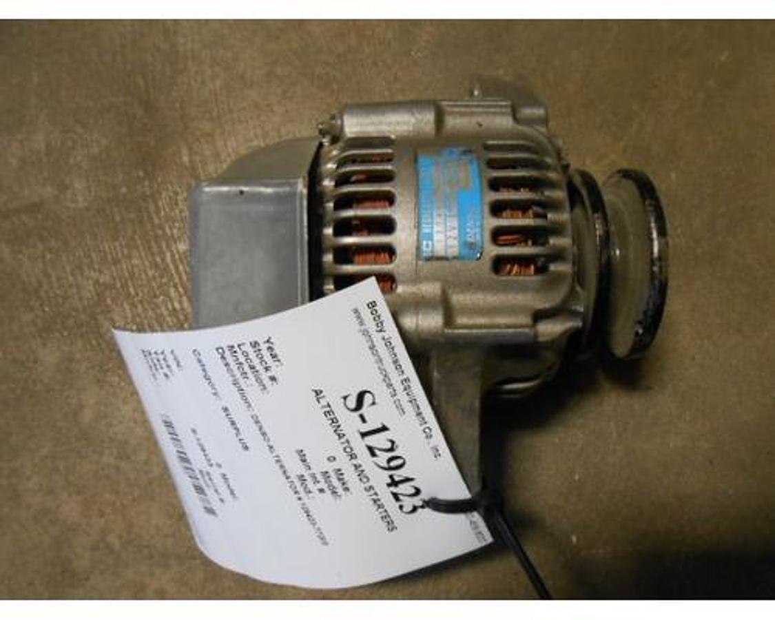 New surplus NEW DENSO ALTERNATOR FOR JOHN DEERE 12V 40 AMP. 3 PRONG REGULATOR