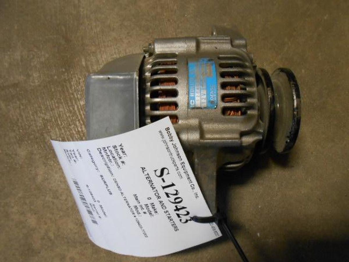 New surplus NEW DENSO ALTERNATOR FOR JOHN DEERE 12V 40 AMP. 3 PRONG REGULATOR