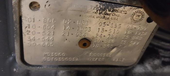 Used USED ALLISON MD3560 TRANSMISSION EXC.