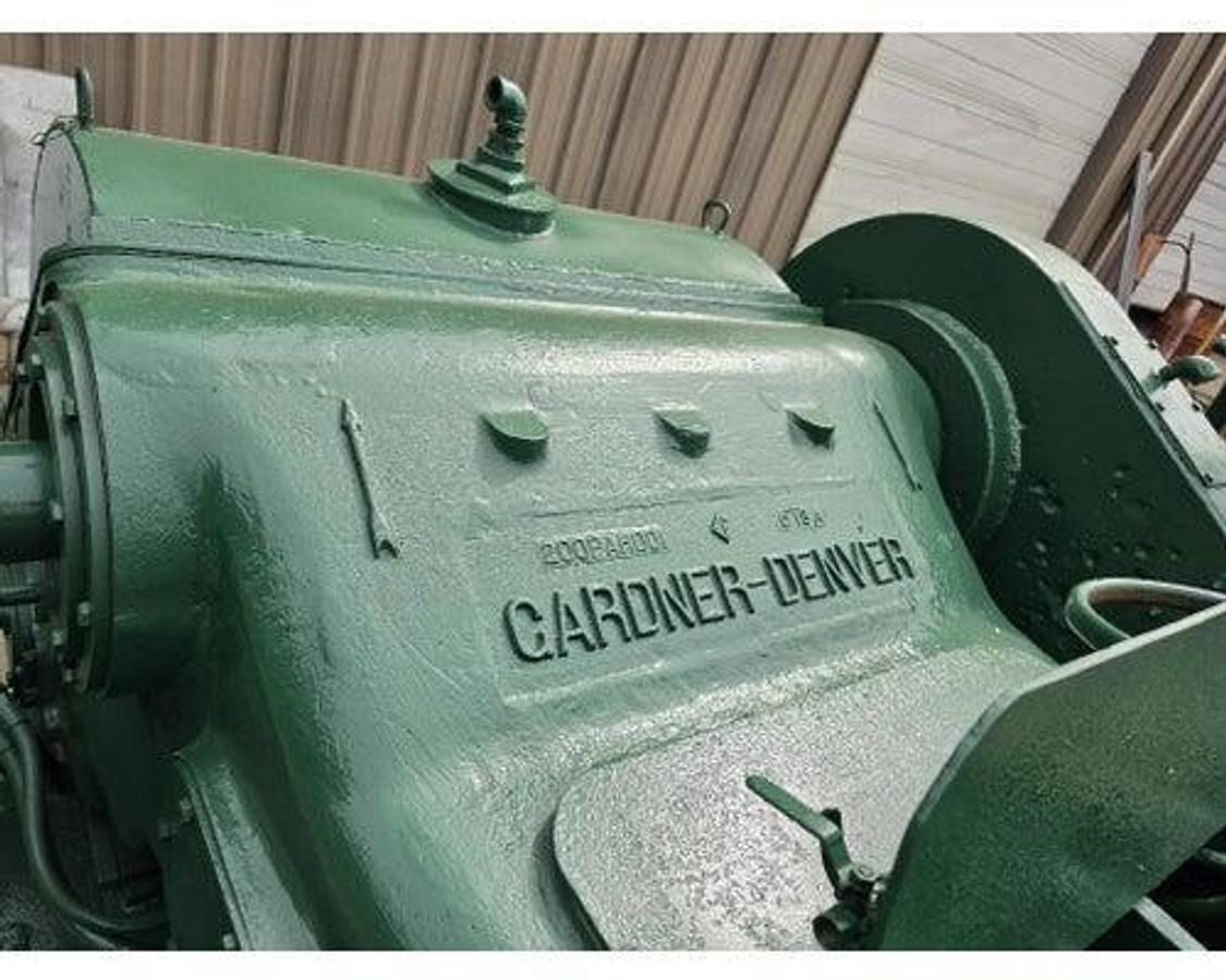 Used GARDNER DENVER PAH200 TRIPLEX MUD PUMP, DETROIT 8V71 WITH 5860ST ALLISON