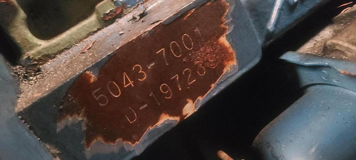 Used GOOD USED DETROIT 4-53N SN# 4D-197263 MOD# 5043-7001 R/S BLOWER, L/S EXHAUST, L/S GOVERNOR, SKID MOUNTED WITH RADIATOR  EXC.