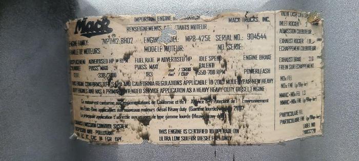 Used 2008 Mack MP8