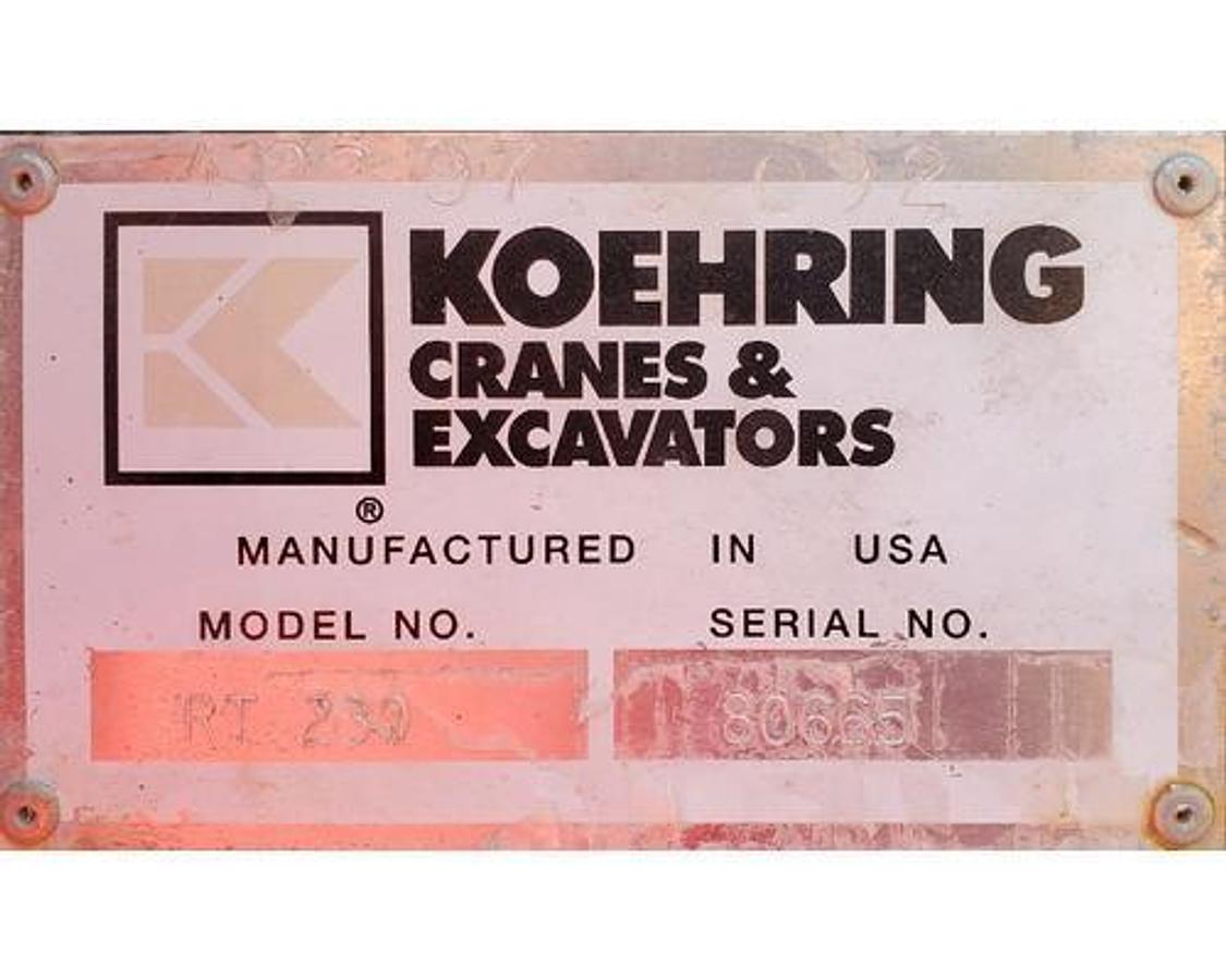 Used 1995 LORAIN RT230