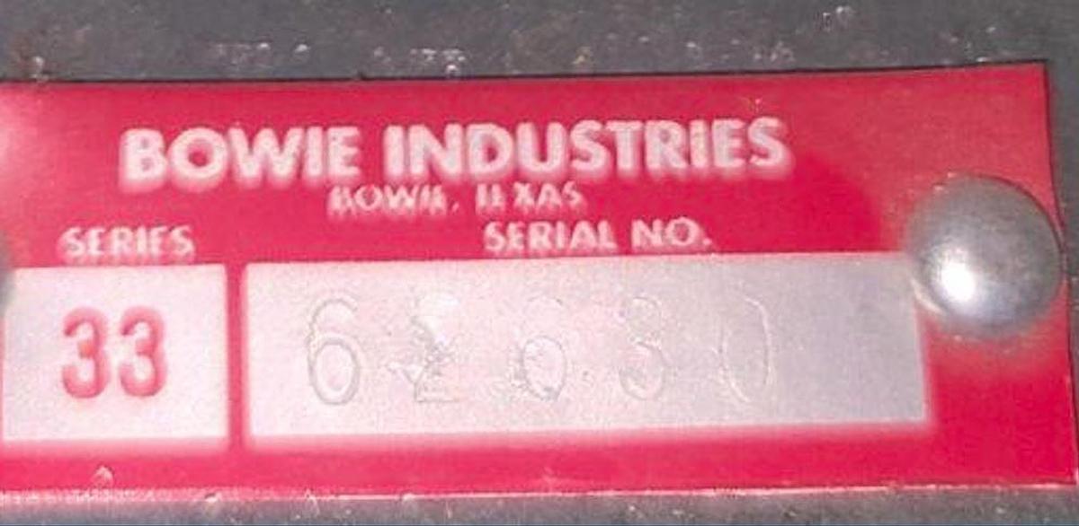 NEW SURPLUS BOWIE 3300 SERIES PUMP 3"