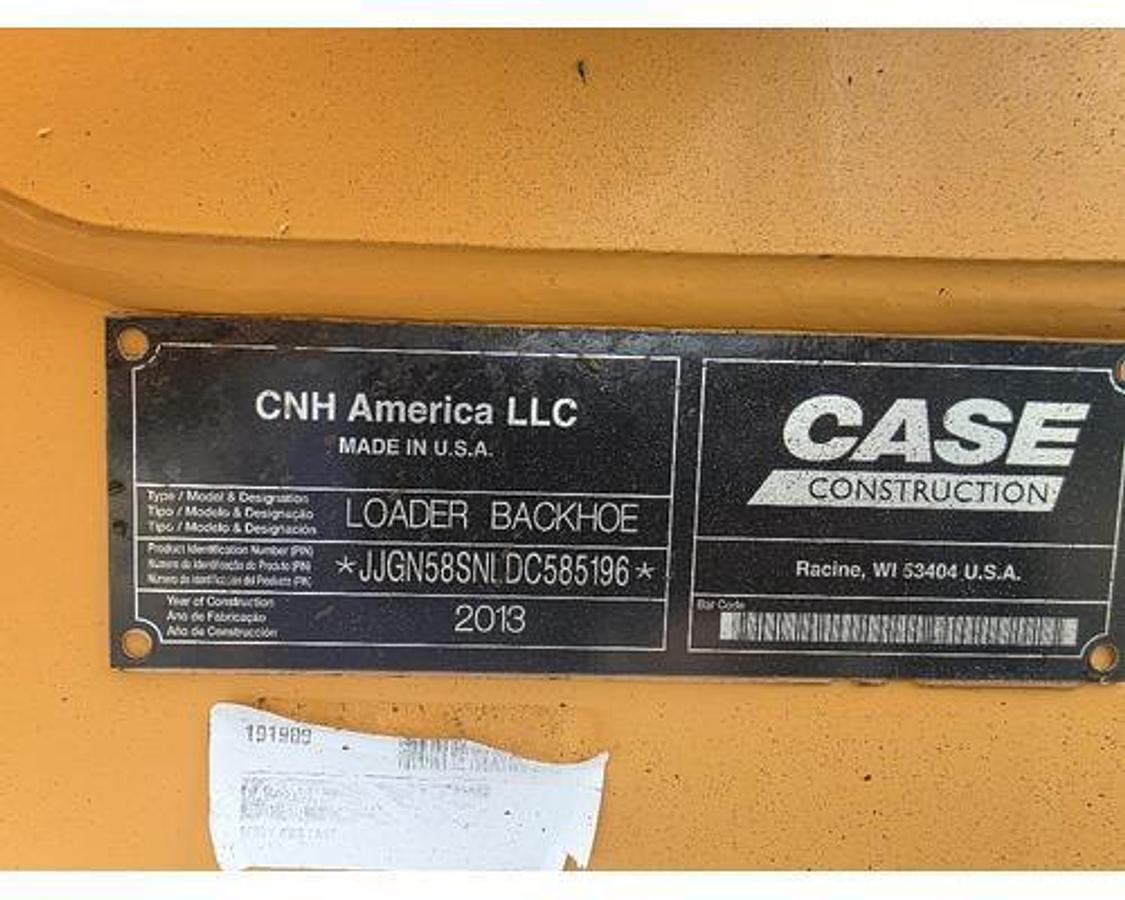 Used 2013 CASE 580 SUPER N