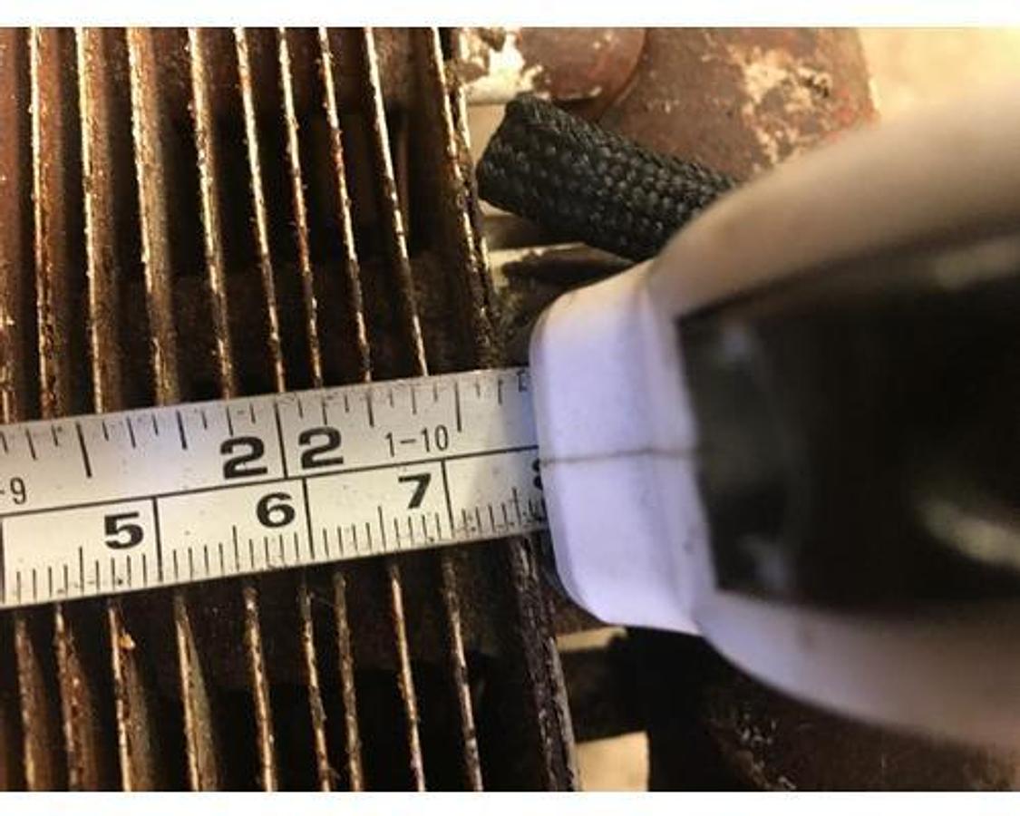 Used GOOD USED OIL COOLER, LENGTH: 23" W X : 22" L X 2" THICKNESS