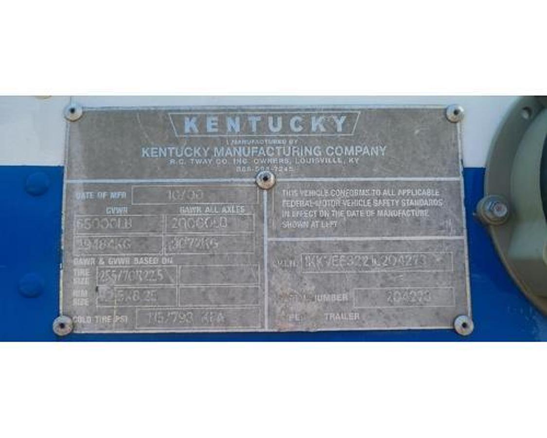 Used 2001 KENTUCKY MOVER BOX