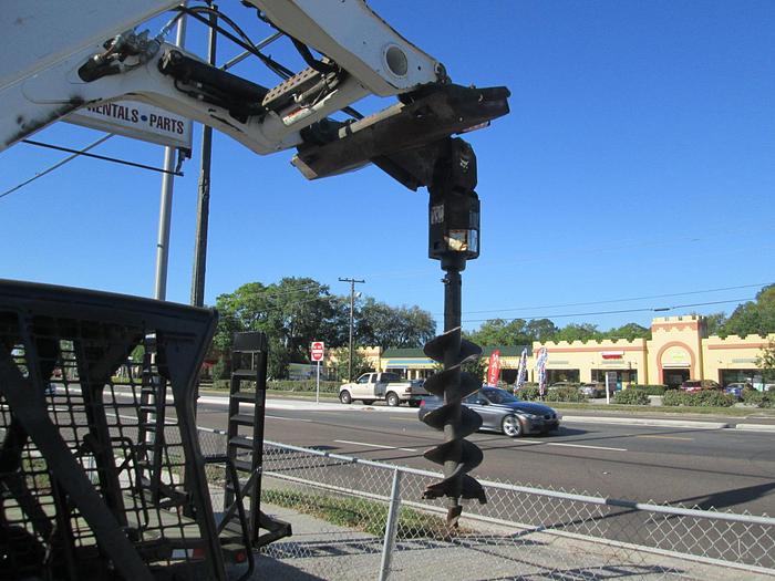 Used Bobcat Brand Skid Steer Auger Attachment