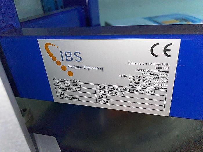 Used 2 x IBS Triskelion probes + Reference probe IOM + Abbe Alignment tool