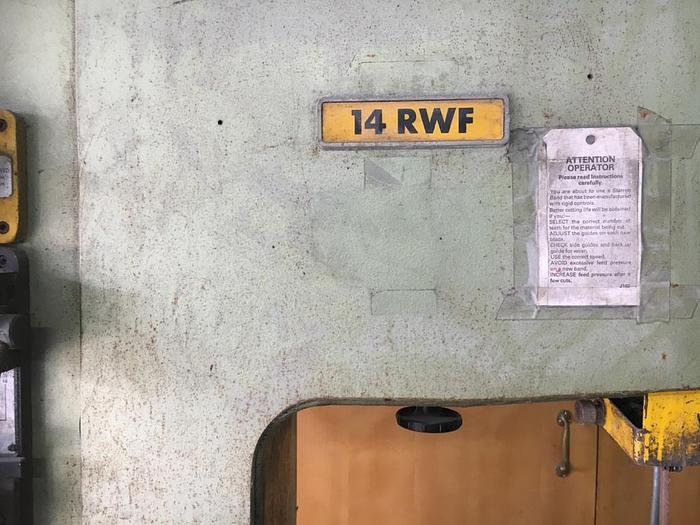 Used Startrite 14 RWF Vertical Bandsaw