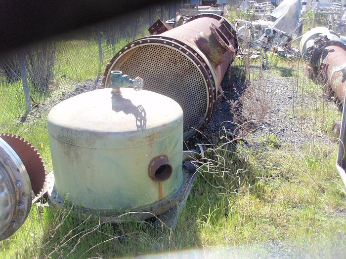 Used Heat Exchanger, Shell & Tube, 3800 SF, S/st, #Z419500