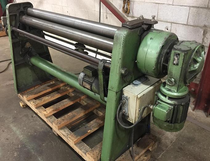 Used 48" X 14 GAUGE, LUNA, INITIAL PINCH, POWERED PLATE ROLLS