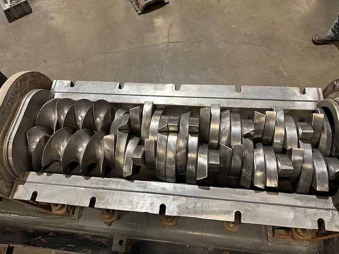 Used 5" x 36" TELEDYNE READCO TWIN SCREW PROCESSOR