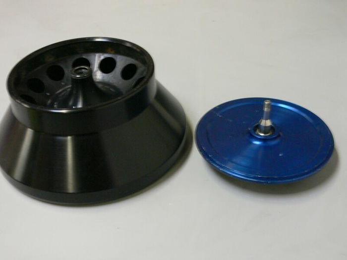 Used Beckman JA-12 Fixed-Angle Aluminum Rotor- 12 x 50 mL, 12,000 rpm