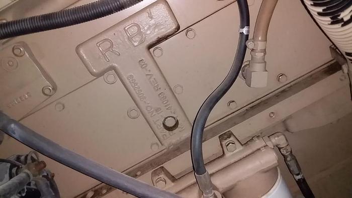 Used Cummins KTA38-G3 with Stamford alternator in container with Low hours.