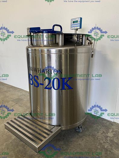 Used Taylor Wharton LABS20K LN2 Liquid Nitrogen Cryogenic Storage w/ Kryos Controller