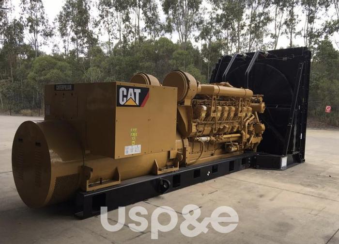 Used 1.6 MW 2011 Used Caterpillar 3516 Diesel Generator Set