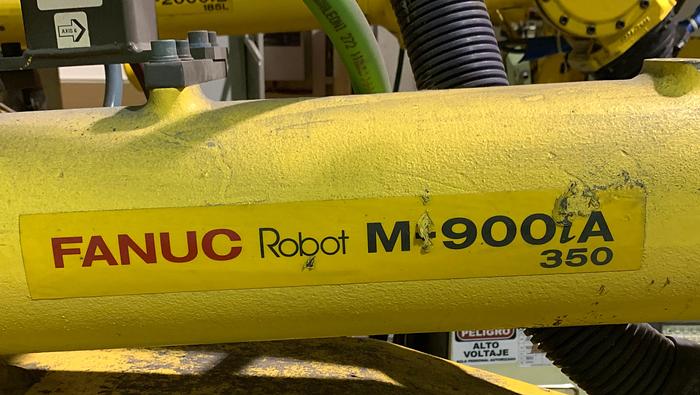 Used FANUC M900iA/350 6 AXIS CNC ROBOT WITH R30iA CONTROLLER 350KG X 2650mm REACH