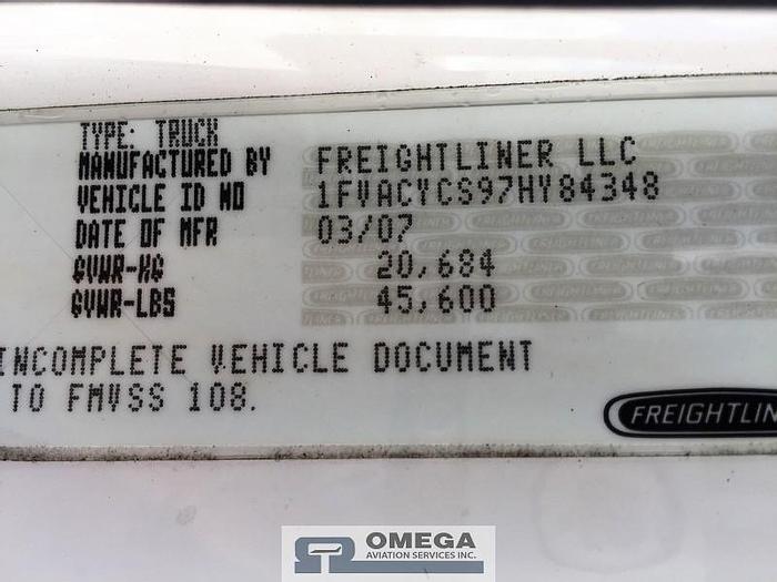 Used Unit #: 17599 - 2008 Freightliner chassis, Manufactured by DTS.