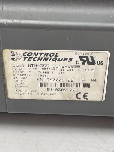 Used Control Techniques NTM-355-CONS-0000