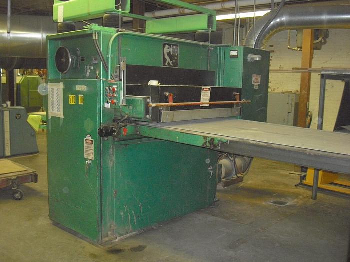 Used TIMESAVERS 52 HEAVY-DUTY COMBINATION TOP & BOTTOM ABRASIVE PLANERS