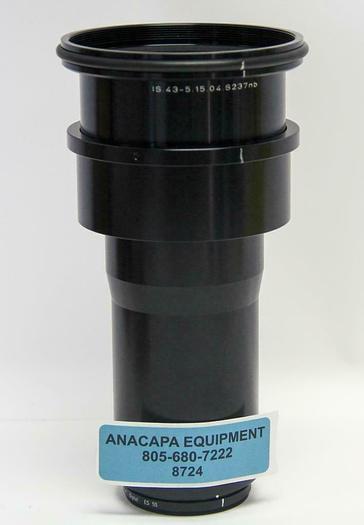 Used ISCO Anamorphic Lens, 2.5/43.5 mm, 365-435 nm, IS.43-5.15.04.S237nb (8724)W
