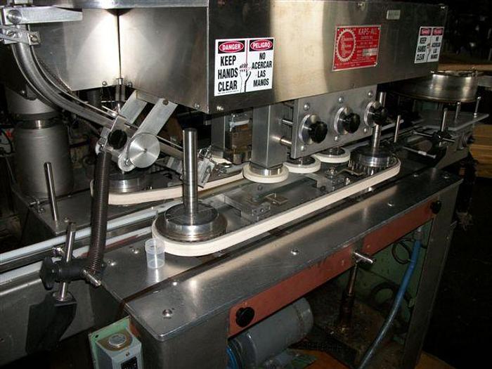 Used KAPSALL MODEL G 6 SPINDLE CAPPER