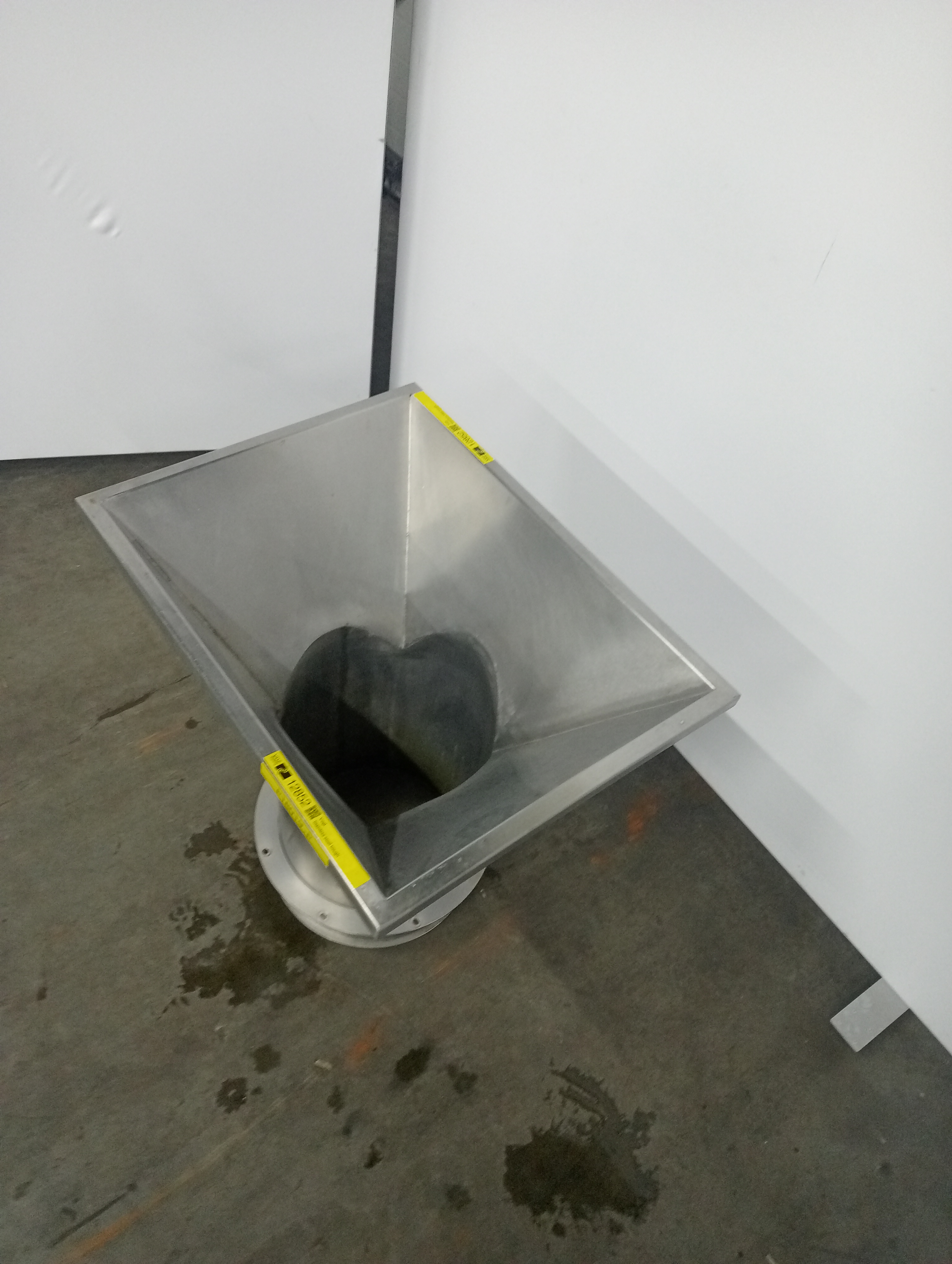 Used Stainless steel through