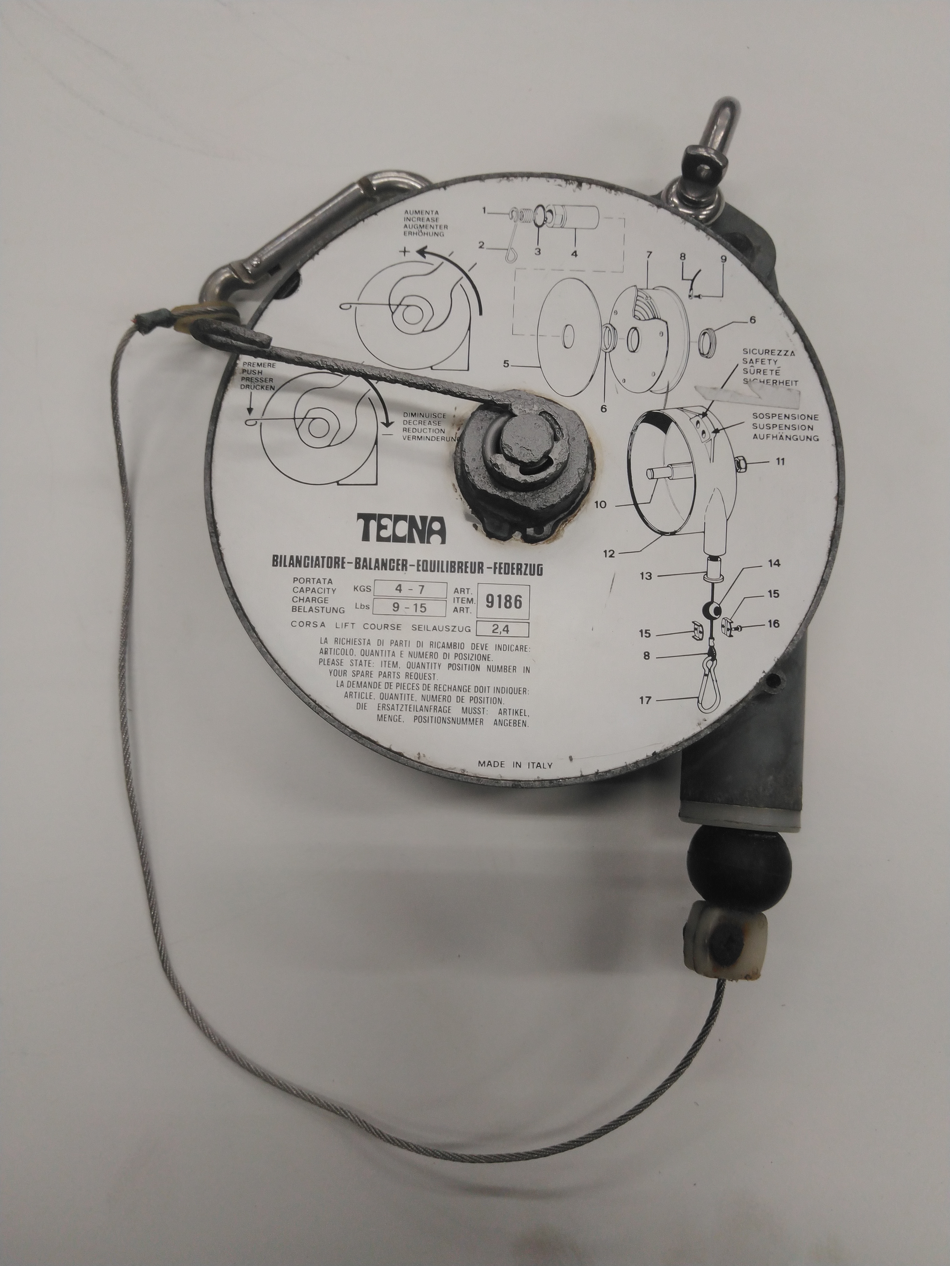 Used Tecna balancer - 4-7 kg