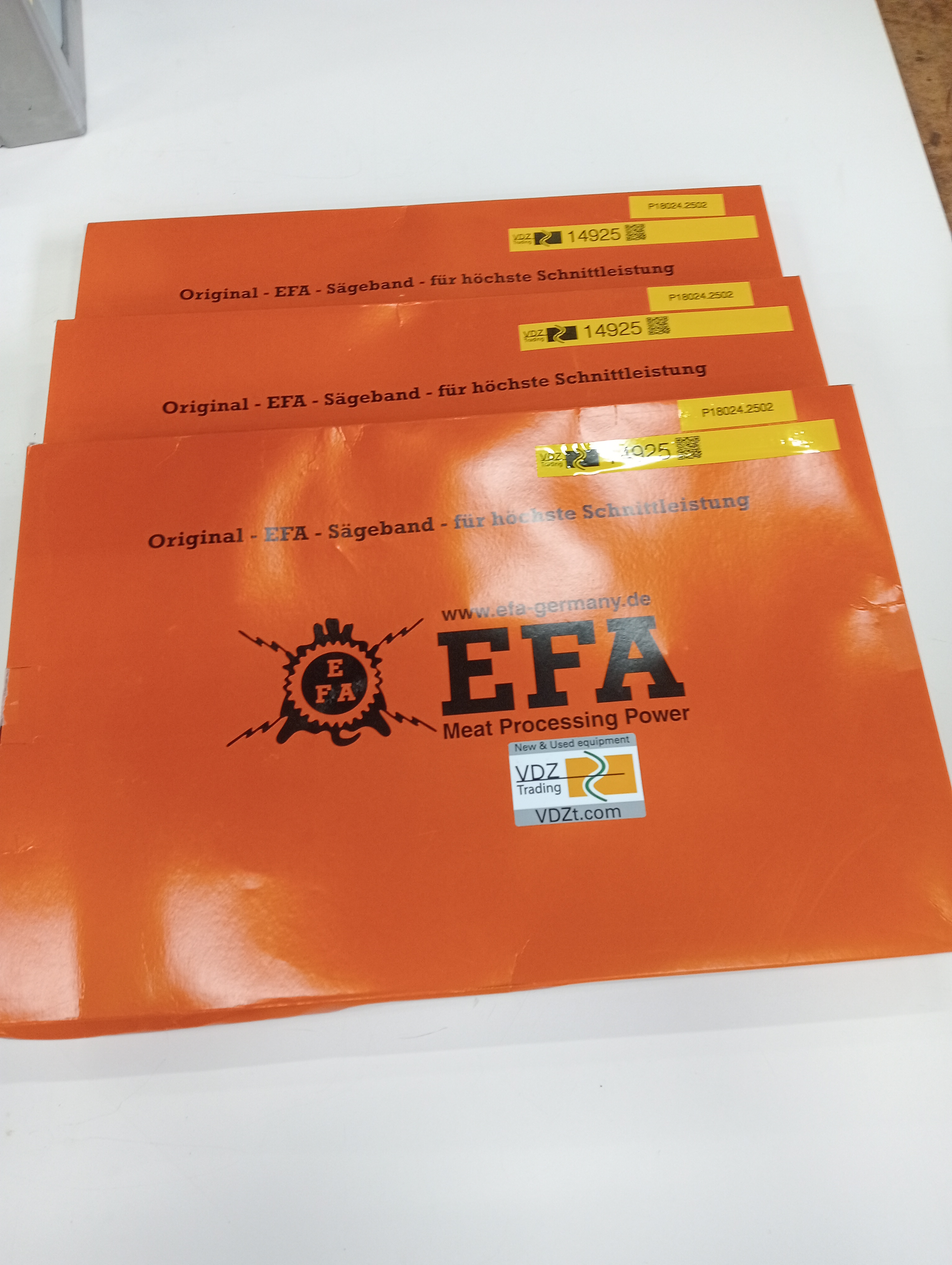 Used Saw band 2904 mm long (10 pack)