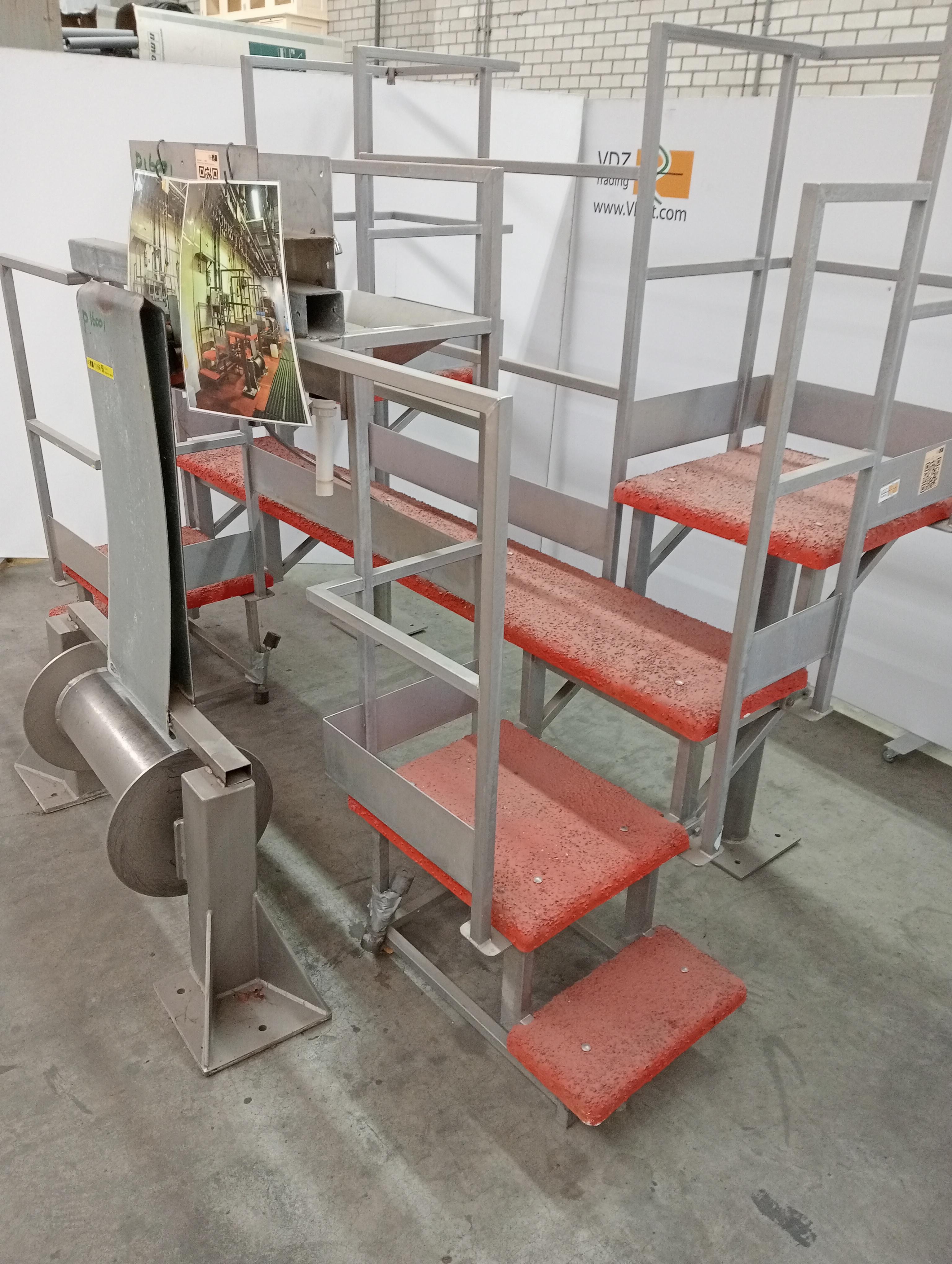 Used Dual platform with dehider roll