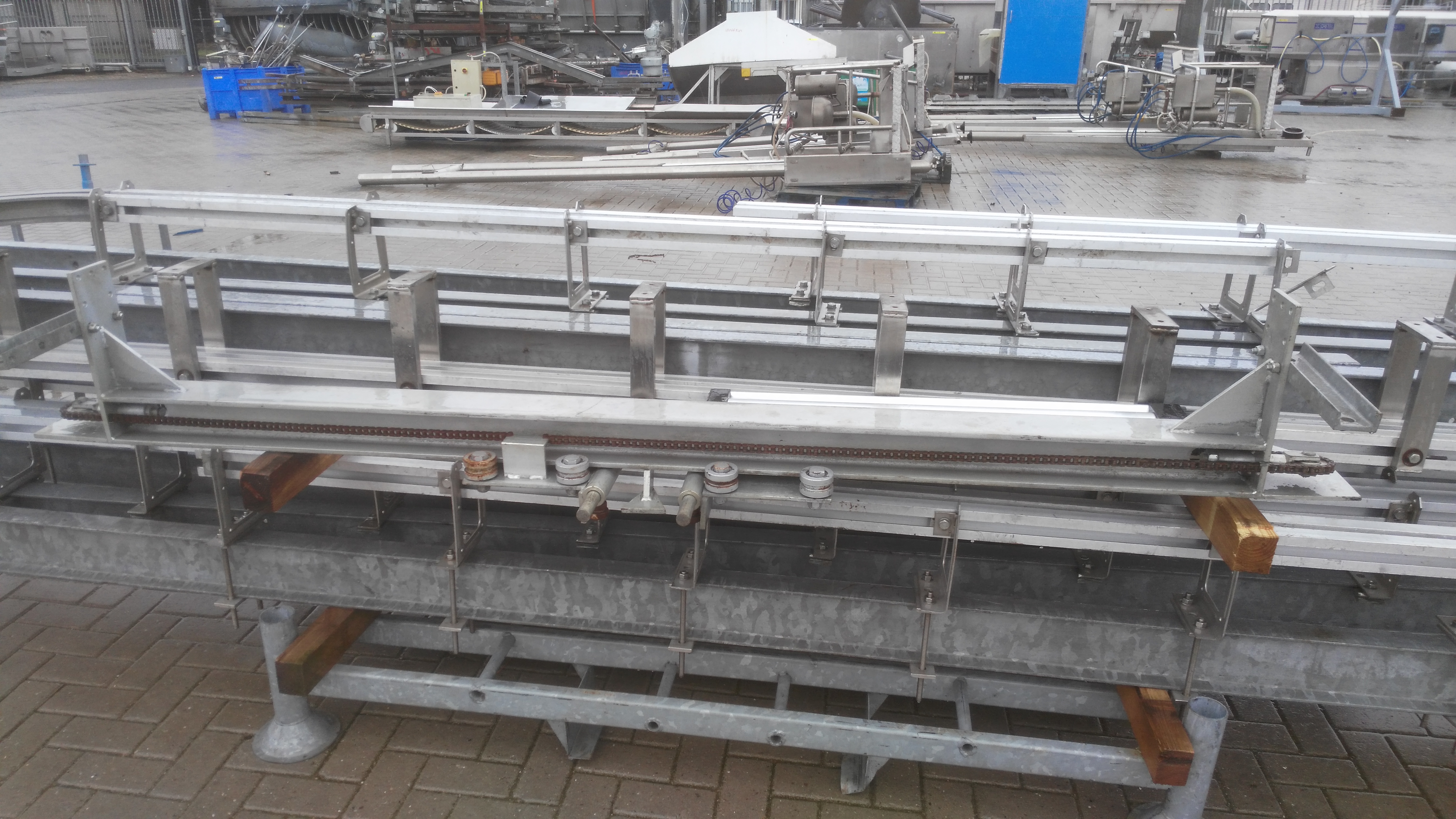 Used Bi-rail and walking beam conveyor