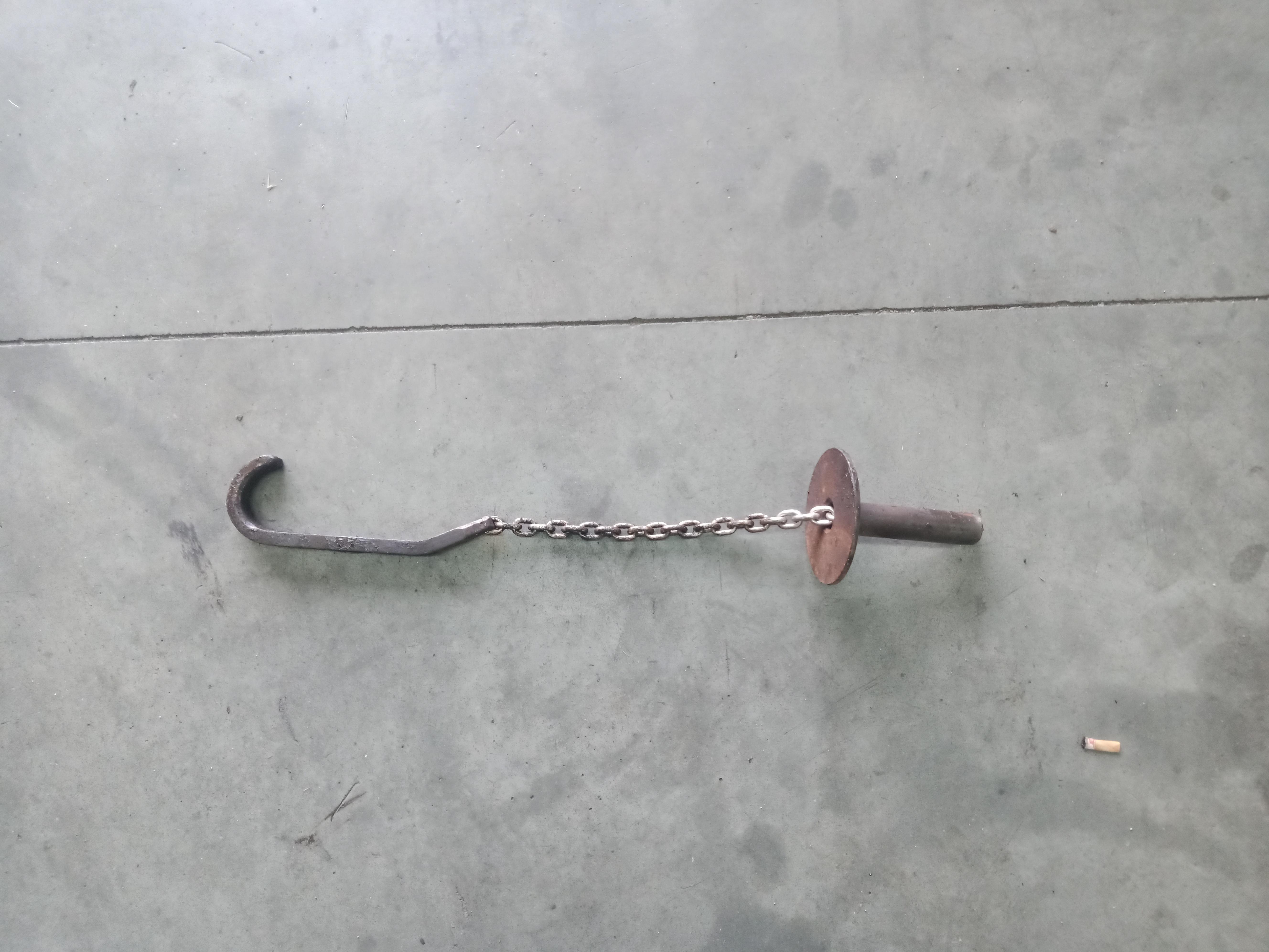 Used Bleeding hooks - sliding