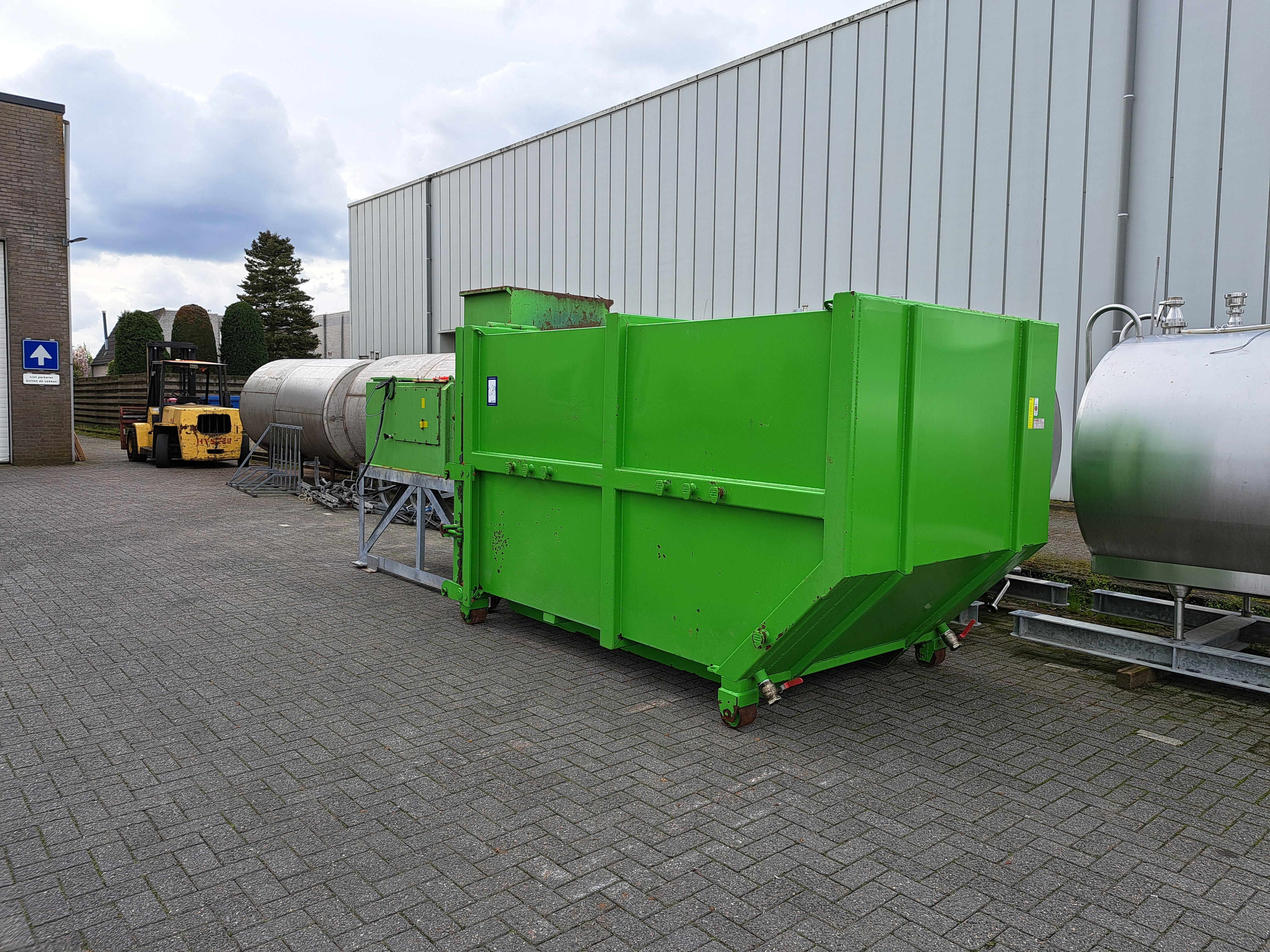 Used Press with container