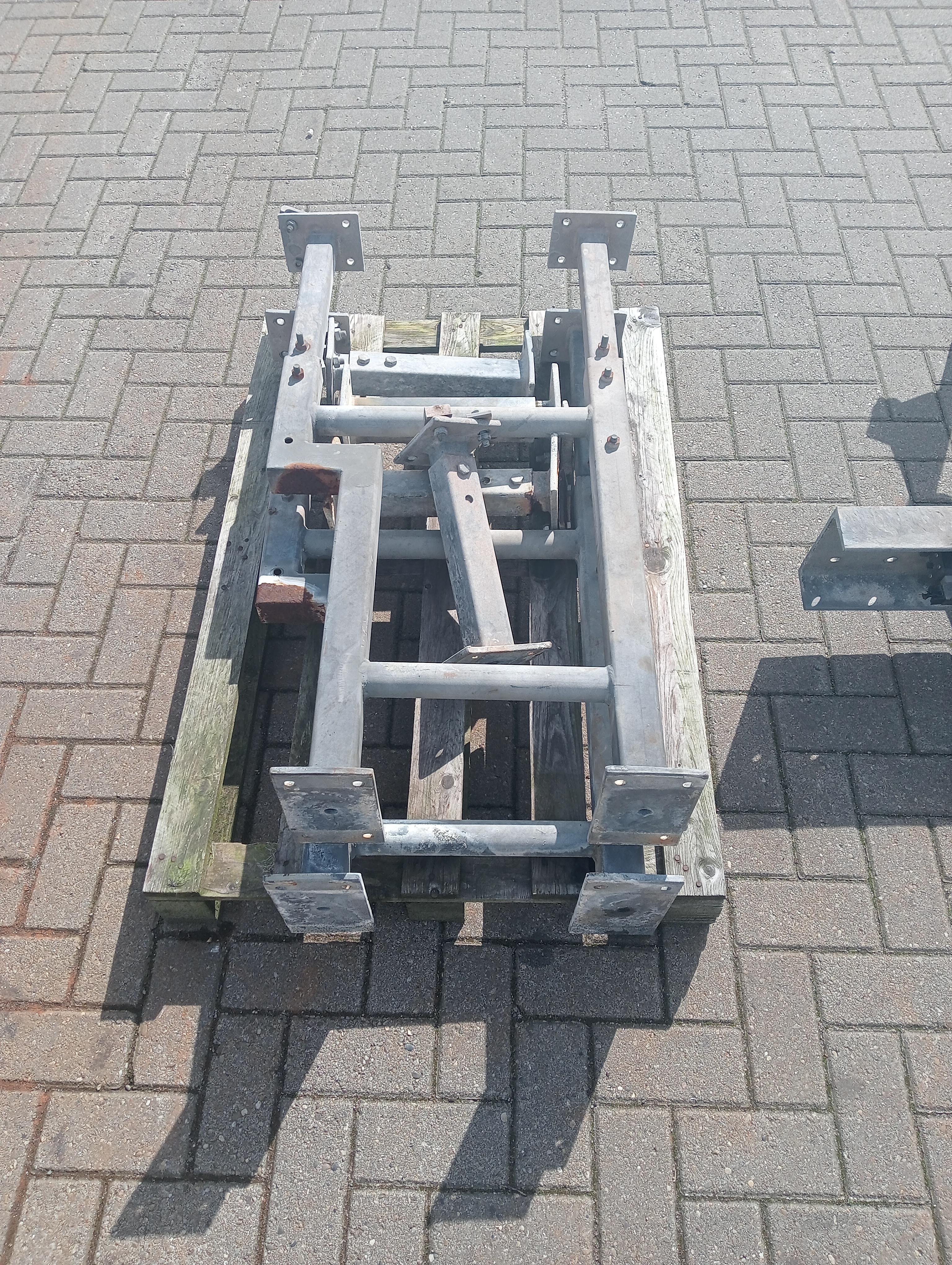 Used Slaughtering conveyor with dropper