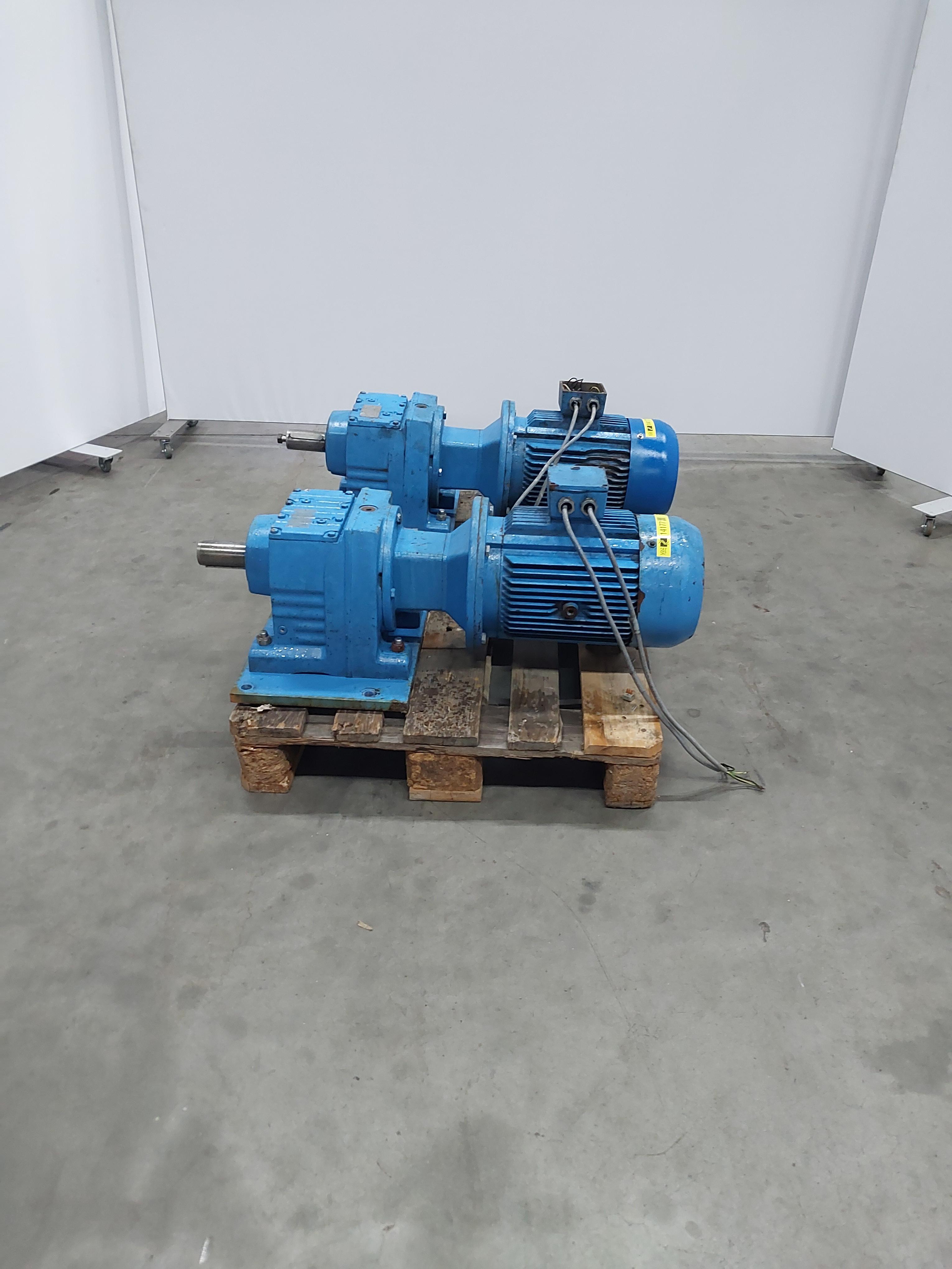 Used Electric motor with gearbox