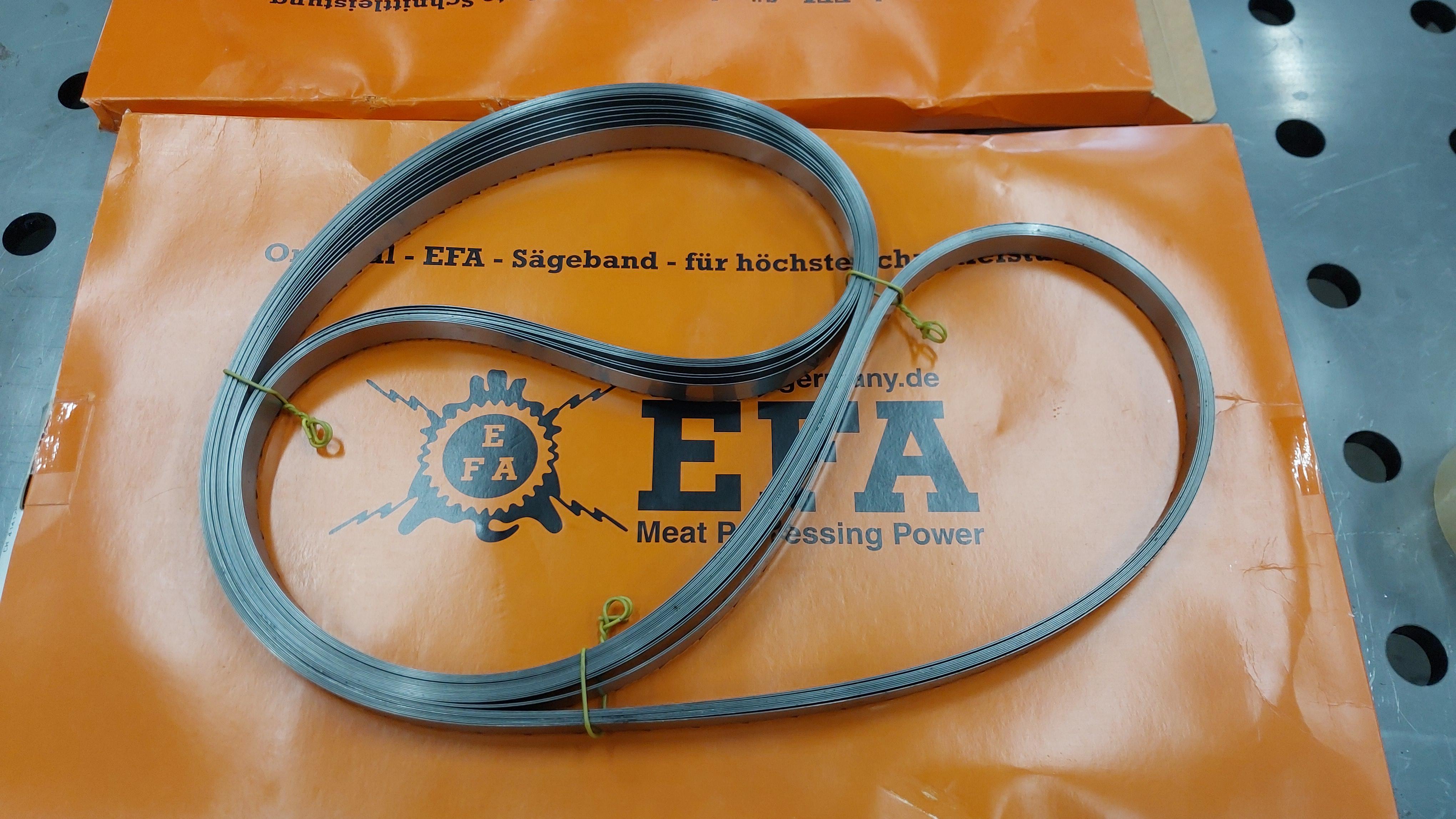 Used EFA band saw blades split saw - 2904 x 19