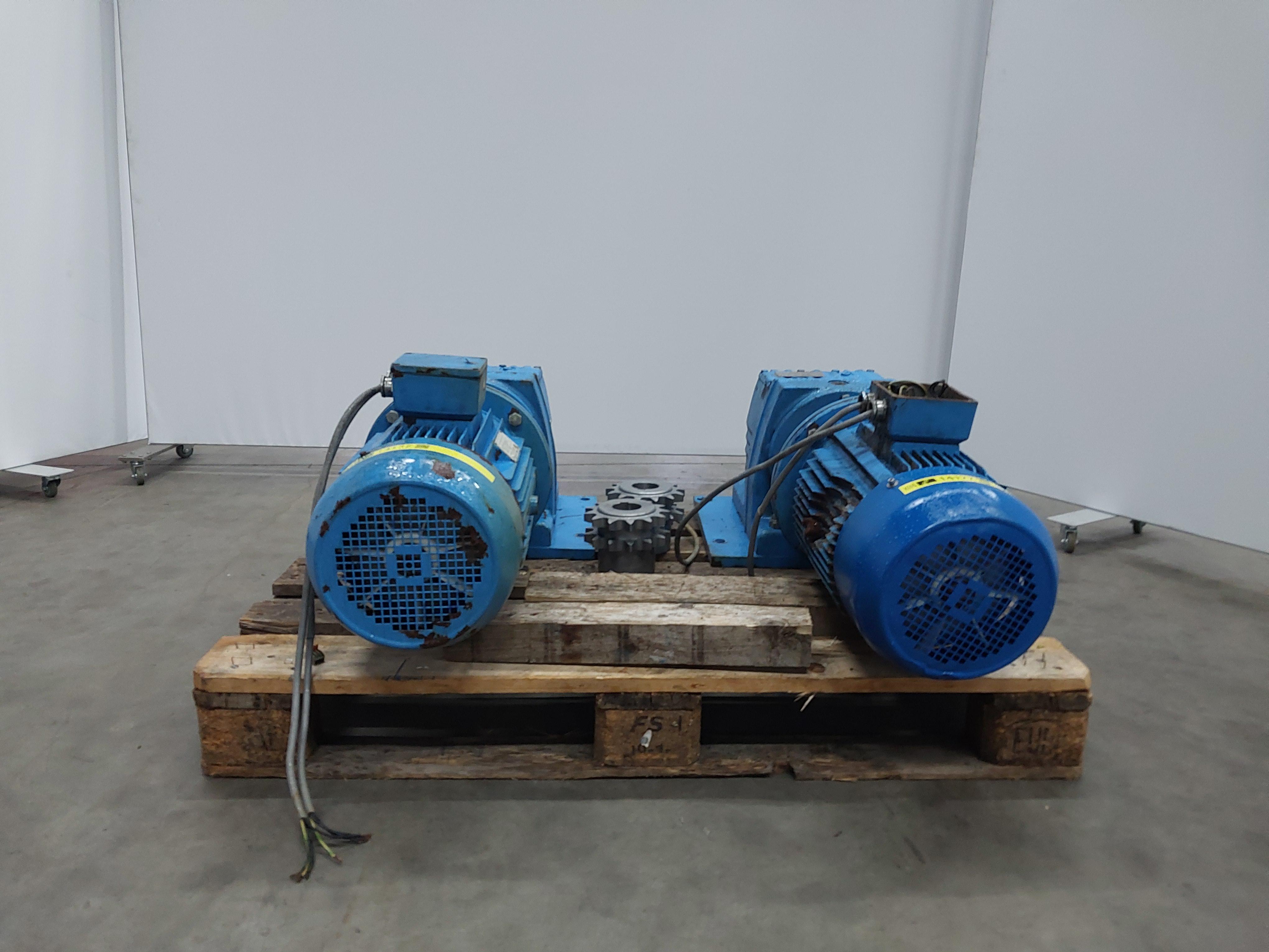 Used Electric motor with gearbox