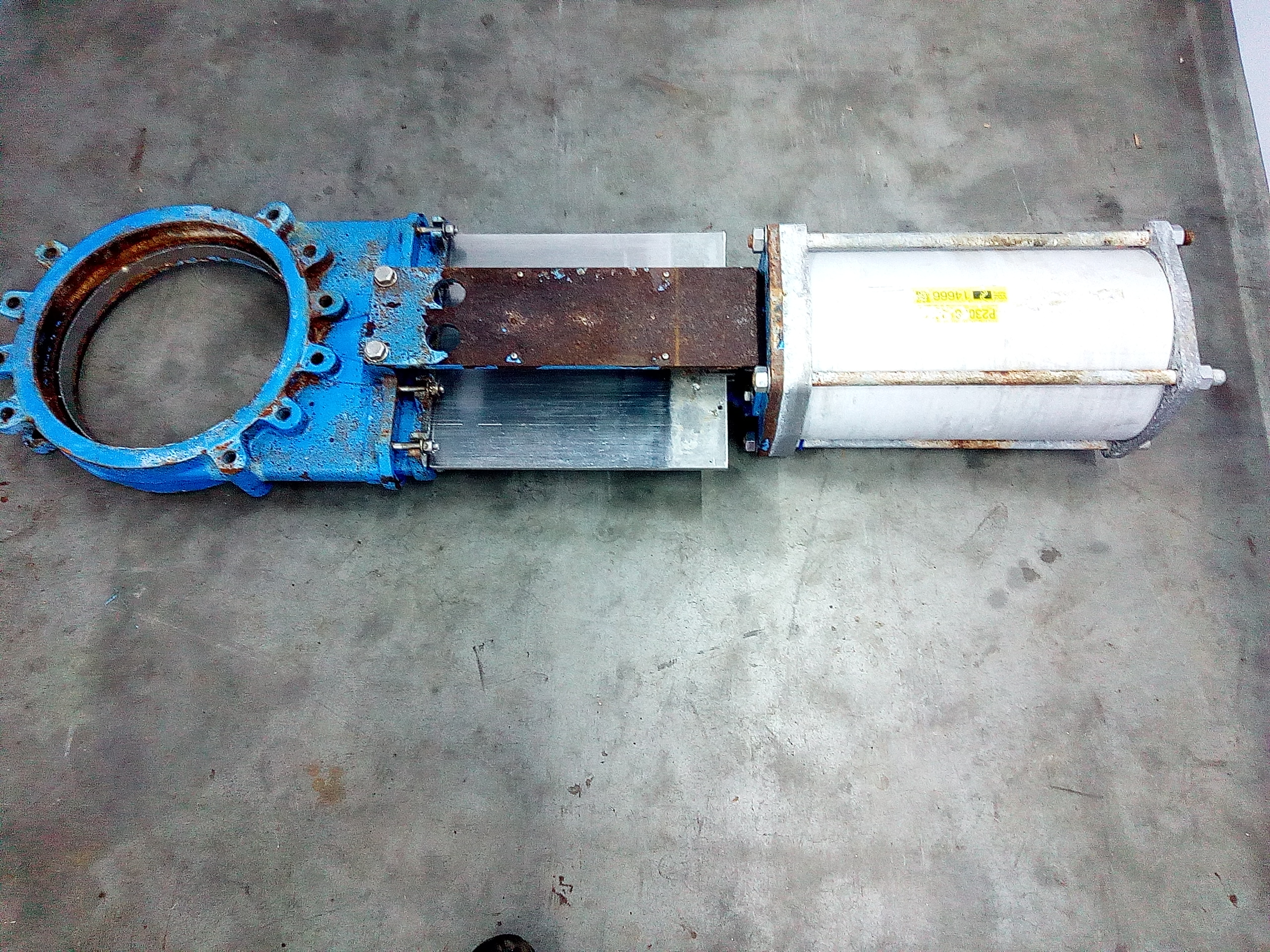 Used Knife gate valve