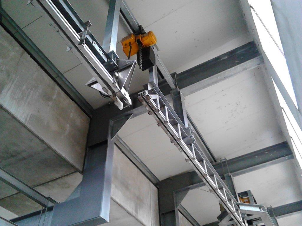 Used Bi-rail and walking beam conveyor