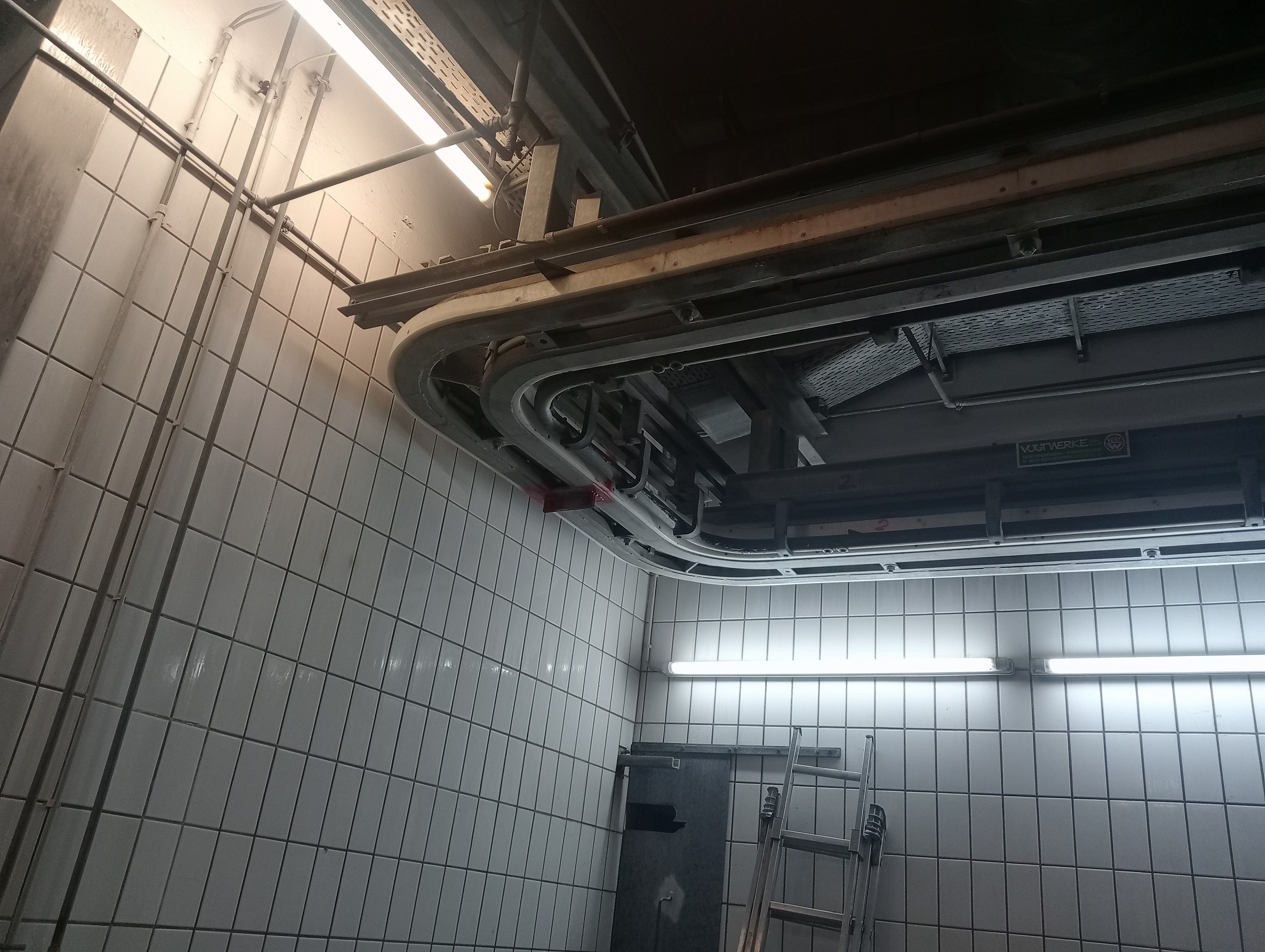 Used Bleeding conveyor