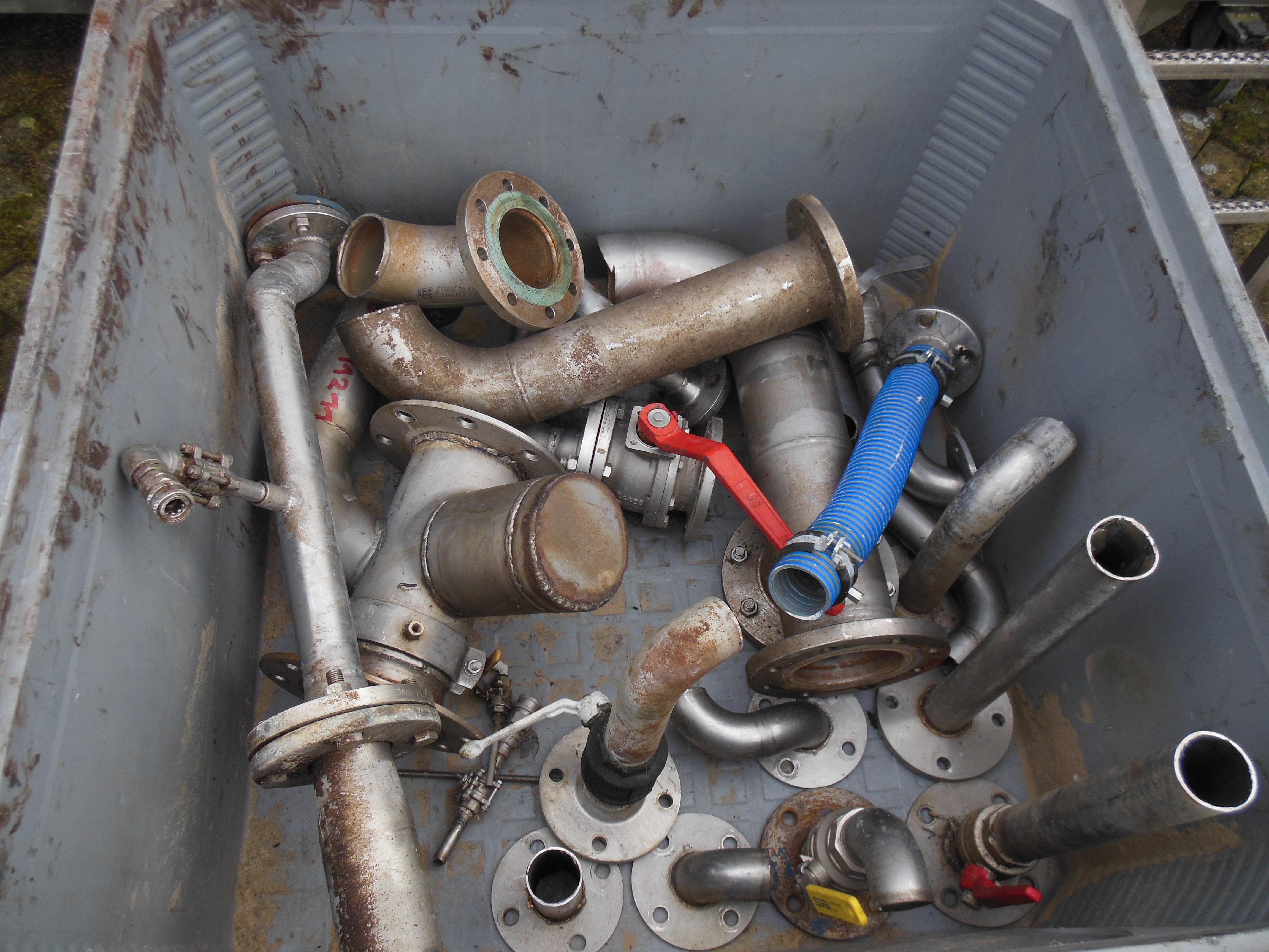 Used Box with Flanges