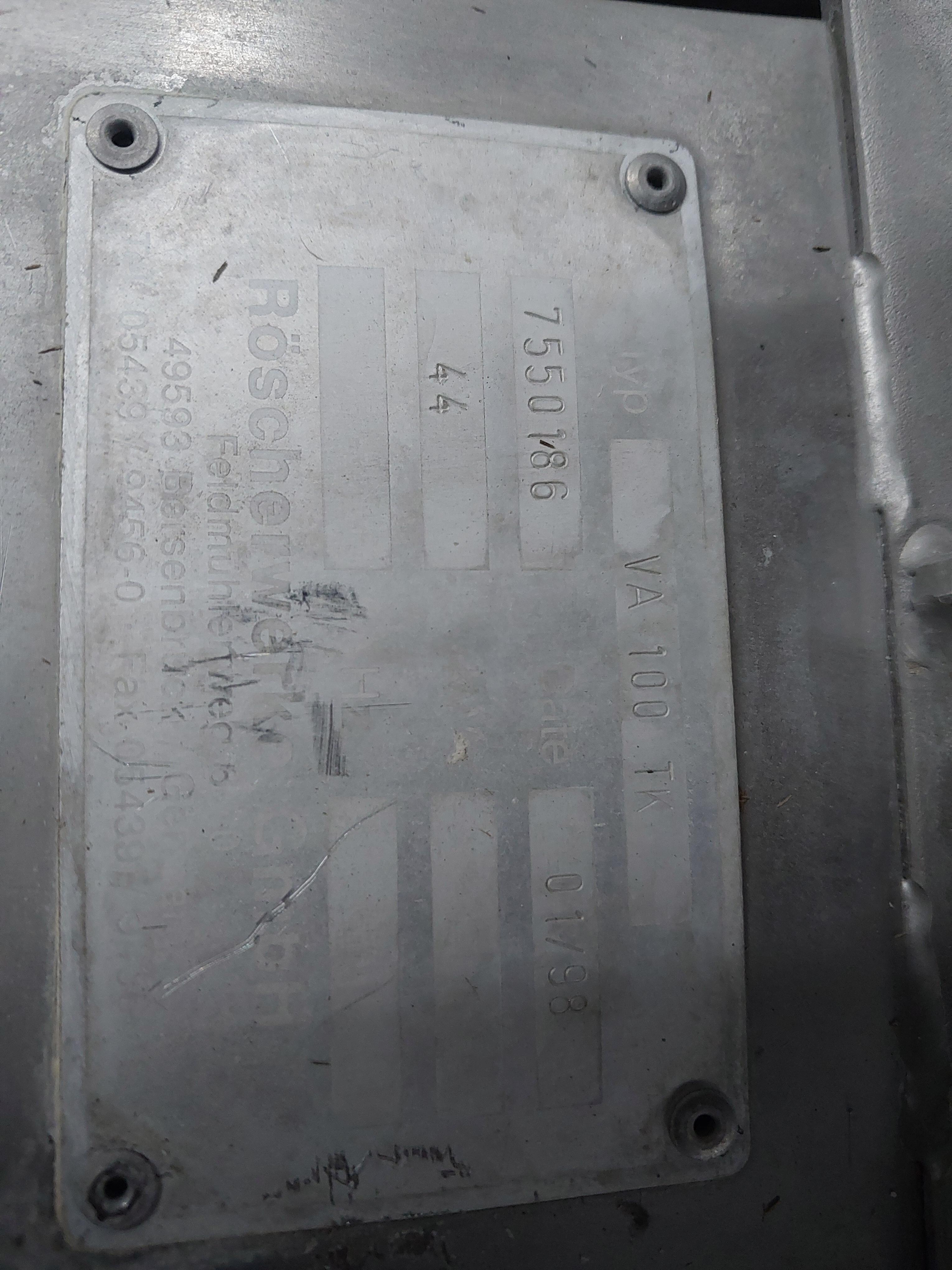 Used Vacuum buffer tank for fat and-or Spinal cord removal from carcasses