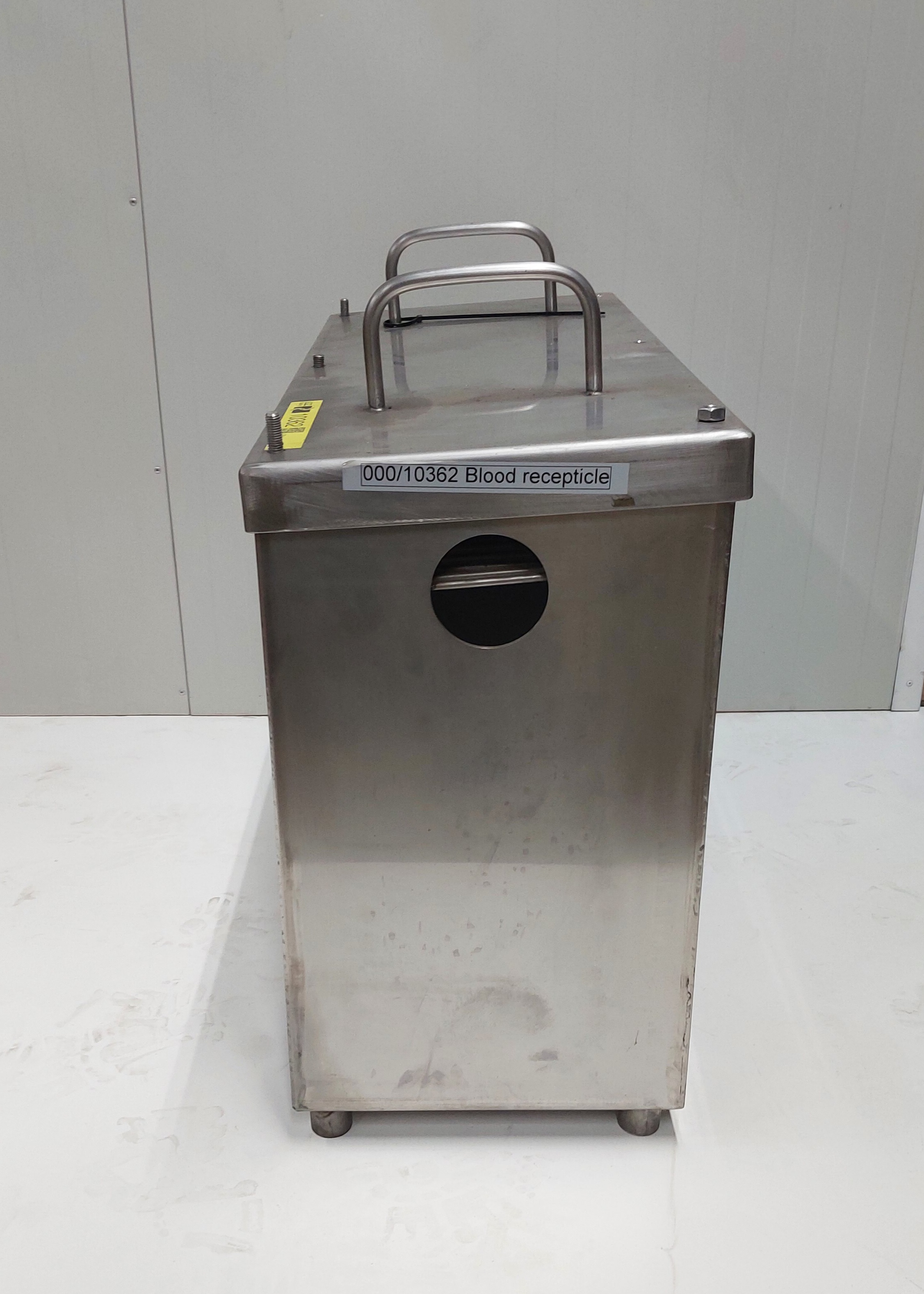 Used Blood receptacle/separator
