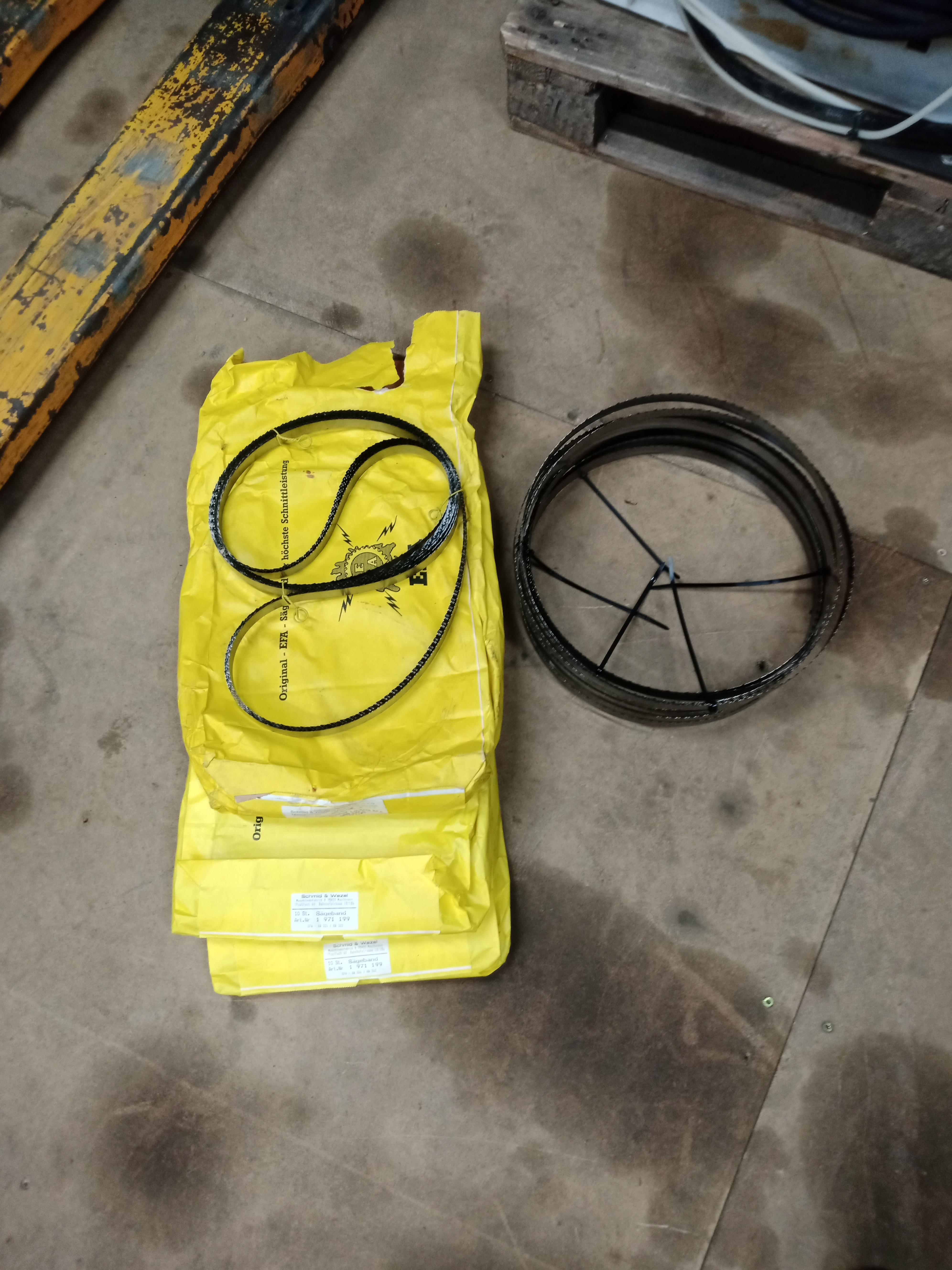 Used Band saw blades - 3225 x 19 mm