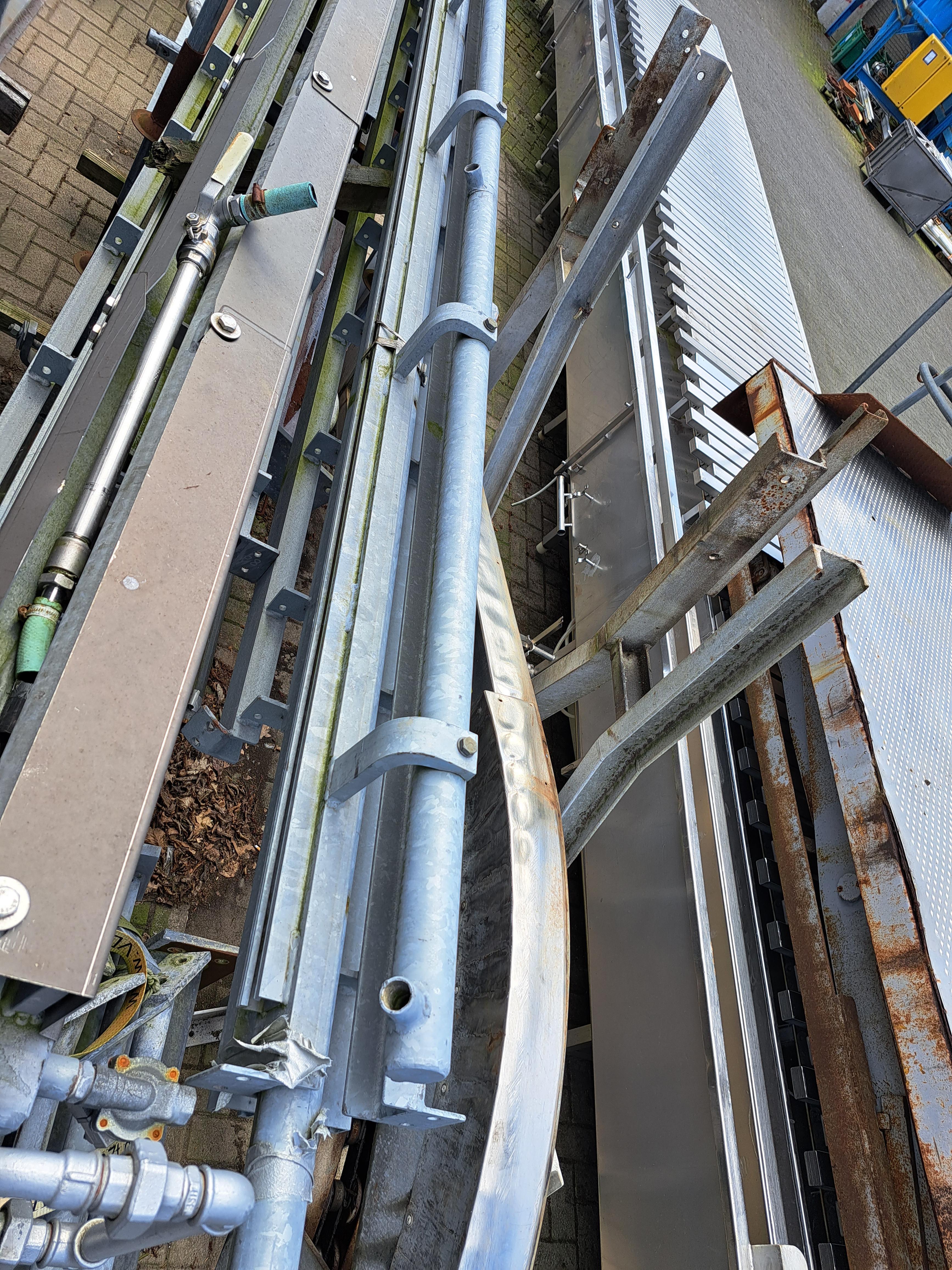 Used Conveyor ( and spare tube) with watercoolling tube.