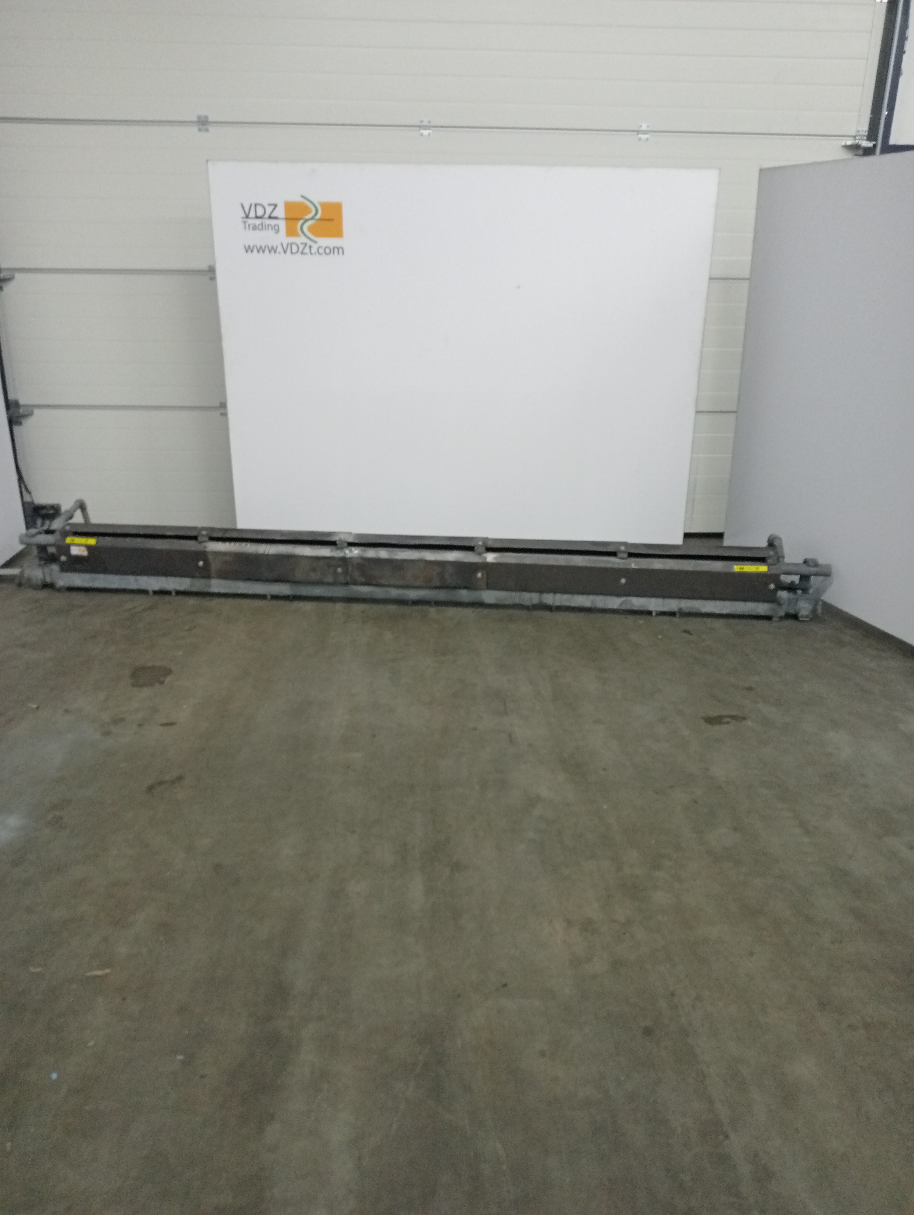 Used Singeing unit cooling rail